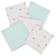 5-Pack Girls Blue Princess Flannel Blankets-Gerber Childrenswear Wholesale