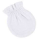8-Pack Baby White No Scratch Mittens-Gerber Childrenswear Wholesale