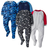 4-Pack Toddler Boys Camo & Brave Blanket Sleepers-Gerber Childrenswear Wholesale