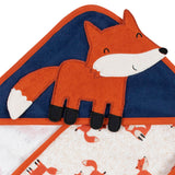 4-Piece Boys Fox Hooded Towel and Washcloths Set-Gerber Childrenswear Wholesale