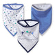 3-Pack Baby Boys Lil Dino Organic Bandana Bibs-Gerber Childrenswear Wholesale