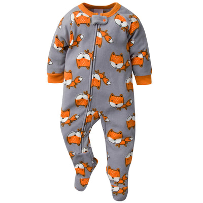 Baby Boys Fox Fleece Pajamas-Gerber Childrenswear Wholesale