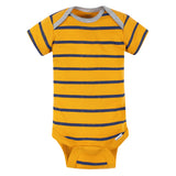 5-Pack Baby Boys Dino Short Sleeve Onesies Bodysuits-Gerber Childrenswear Wholesale