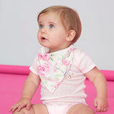 4-Pack Baby Girls Floral Bandana Bibs-Gerber Childrenswear Wholesale