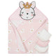 4-Piece Baby Girls Ballerina Hooded Towel & Washcloths Set-Gerber Childrenswear Wholesale