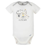 5-Pack Organic Baby Boys Wild Guy Onesies® Brand Bodysuits-Gerber Childrenswear Wholesale