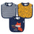 3-Pack Baby Boys Fox Bibs-Gerber Childrenswear Wholesale