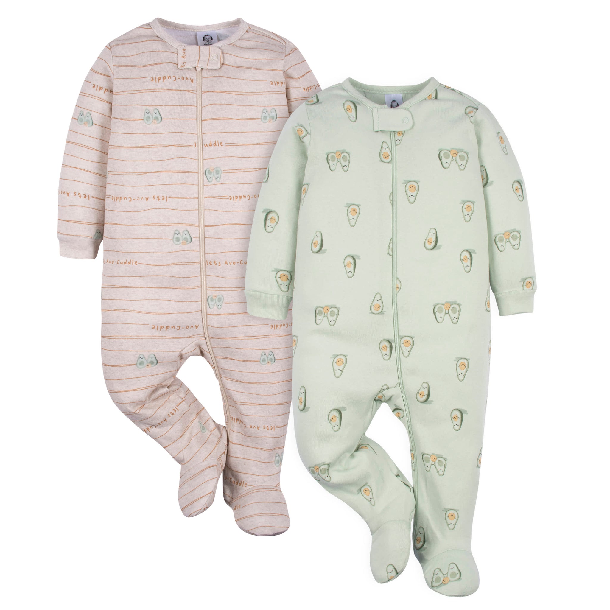 2-Pack Baby Neutral Avo-Cuddle Sleep 'N Plays-Gerber Childrenswear Wholesale