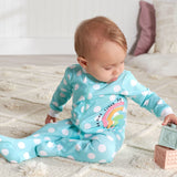 2-Pack Baby Girls Dots Of Rainbows Sleep 'N Plays-Gerber Childrenswear Wholesale