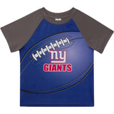 New York Giants Toddler Boys Short Sleeve Tee Shirt-Gerber Childrenswear Wholesale