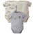 3-Pack Organic Baby Boys Squirrels Short Sleeve Onesies® Brand Bodysuits-Gerber Childrenswear Wholesale