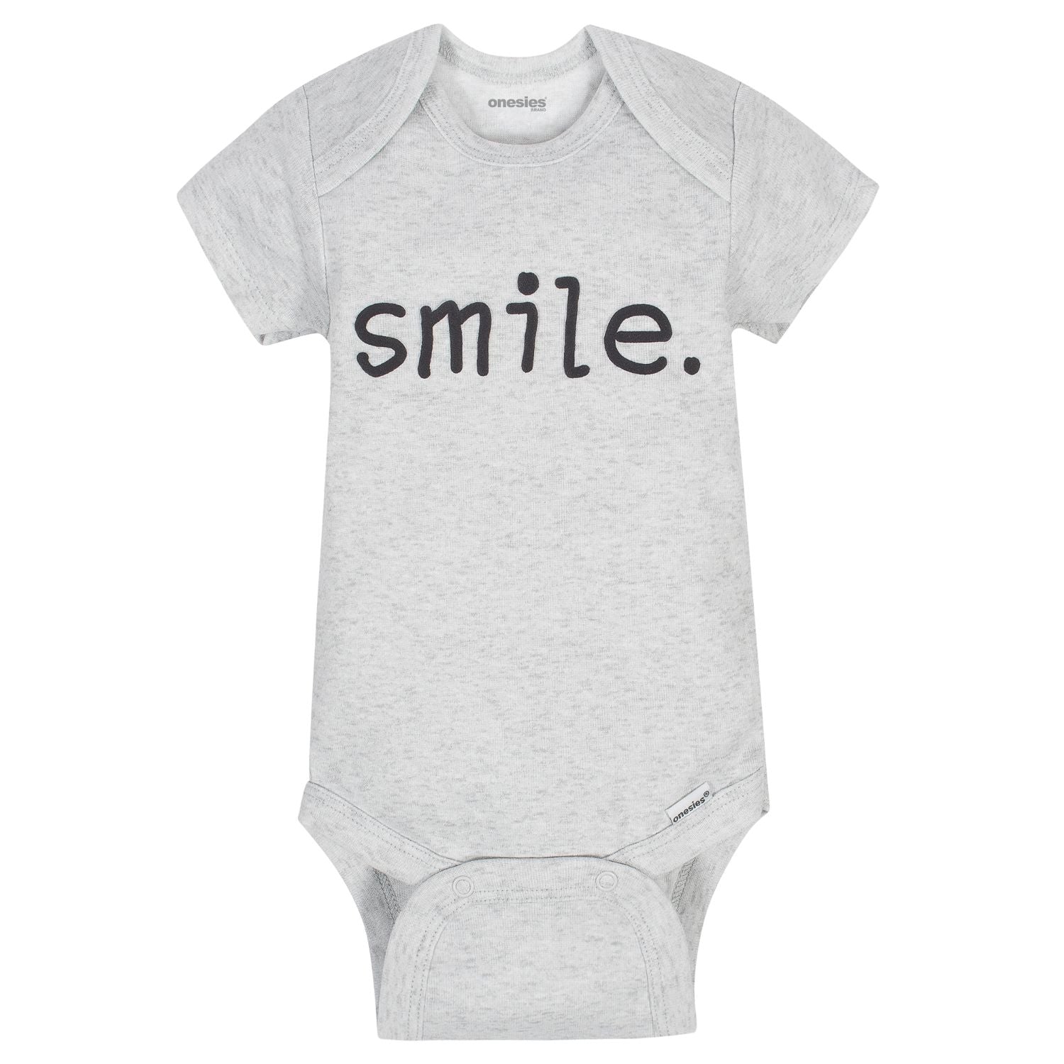 8-Pack Baby Neutral Words Short Sleeve Onesies Bodysuits-Gerber Childrenswear Wholesale