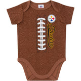 NFL Baby Steelers Short Sleeve Bodysuit-Gerber Childrenswear Wholesale