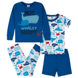 4-Piece Infant & Toddler Boys Sea Friends Snug Fit Cotton Pajamas-Gerber Childrenswear Wholesale