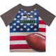 Seattle Seahawks Toddler Boys Short Sleeve Tee Shirt-Gerber Childrenswear Wholesale