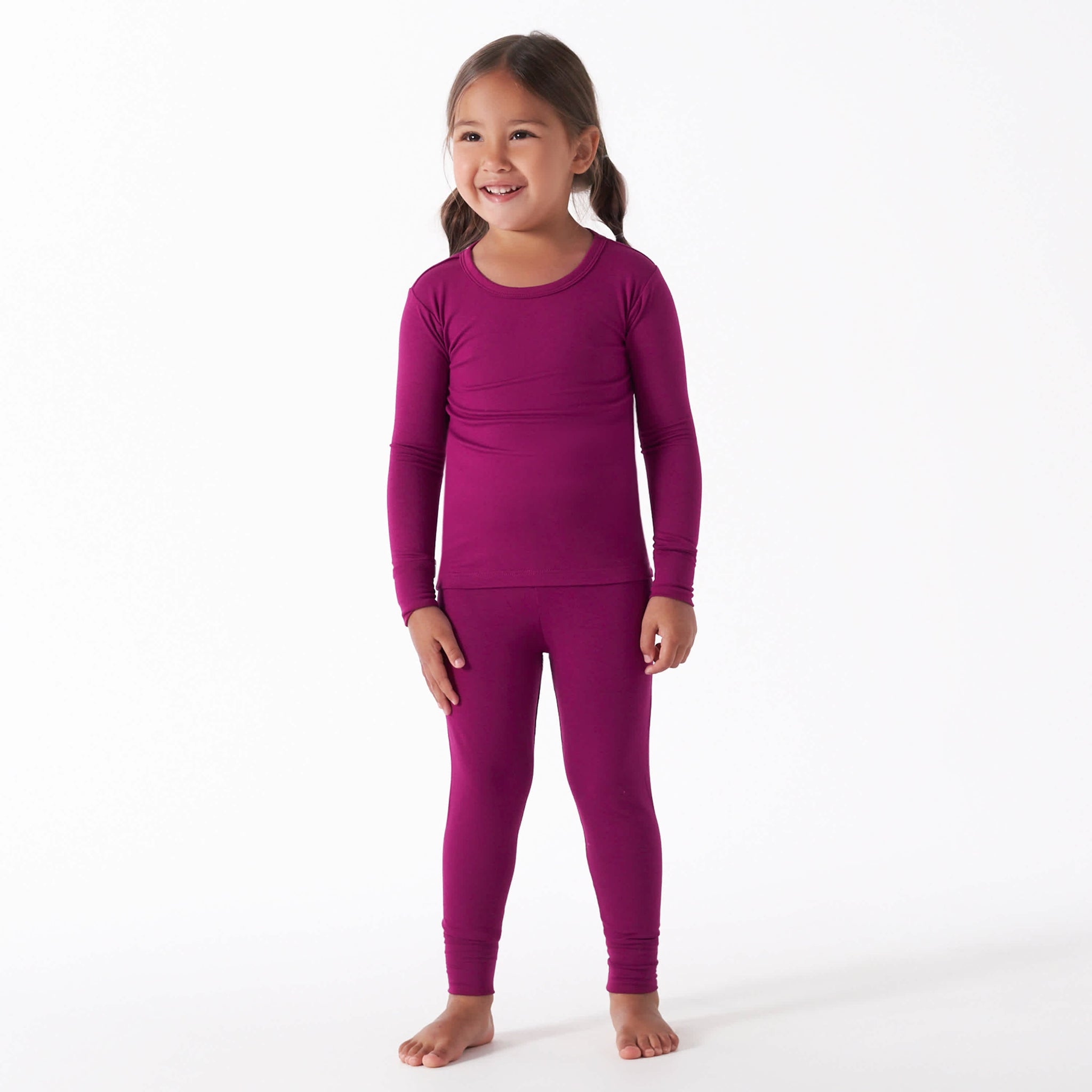 2-Piece Infant & Toddler Raspberry Buttery Soft Viscose Made from Eucalyptus Snug Fit Pajamas-Gerber Childrenswear Wholesale