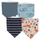 4-Pack Baby Boys Fox Bandana Bibs-Gerber Childrenswear Wholesale