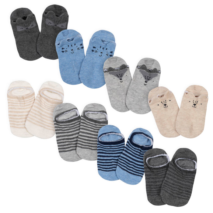 8-Pack Toddler Boys Oatmeal Heather Jersey Socks-Gerber Childrenswear Wholesale