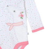 2-Piece Baby Girls Lil Llama Organic Bodysuit & Pants Set-Gerber Childrenswear Wholesale