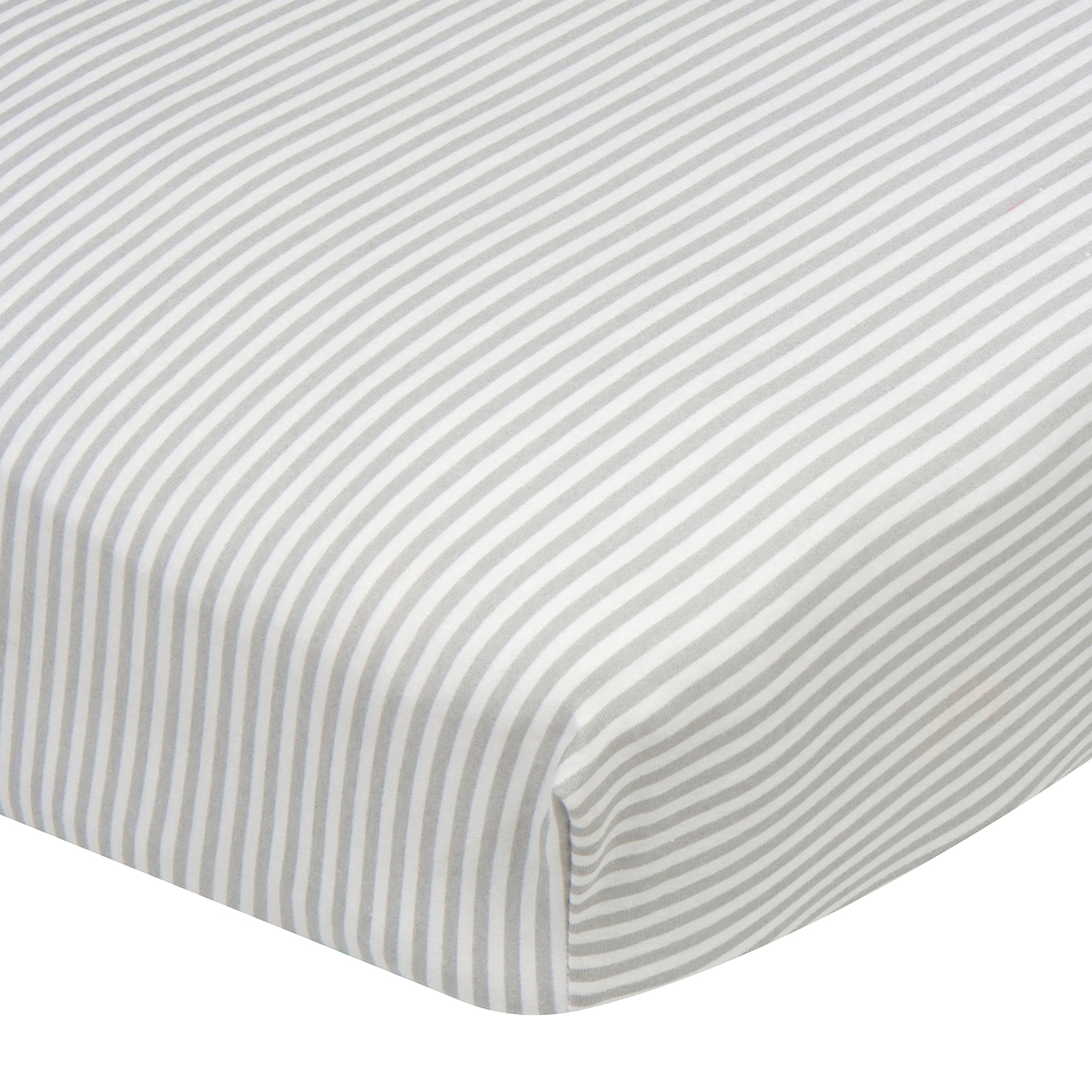 Baby Neutral Stripes Fitted Crib Sheet-Gerber Childrenswear Wholesale