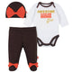 3-Piece Cleveland Browns Bodysuit, Pant, and Cap Set-Gerber Childrenswear Wholesale