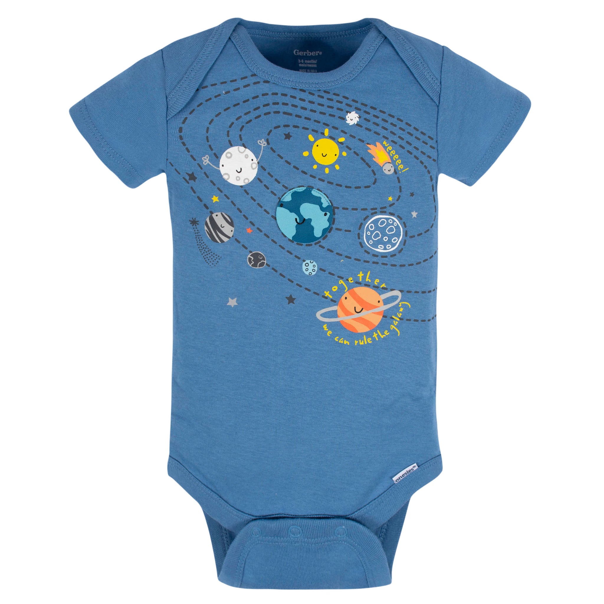 8-Pack Baby Boys Space Explorer Onesies® Bodysuits-Gerber Childrenswear Wholesale