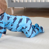 2-Pack Boys Sharks Snug Fit Unionsuit Pajamas-Gerber Childrenswear Wholesale