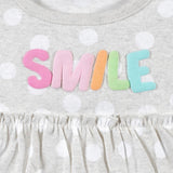 3-Piece Baby & Toddler Girls Dots Of Rainbows Dress, Diaper Cover & Headband Set-Gerber Childrenswear Wholesale