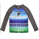Atlanta Falcons Toddler Boys Long Sleeve Tee Shirt-Gerber Childrenswear Wholesale