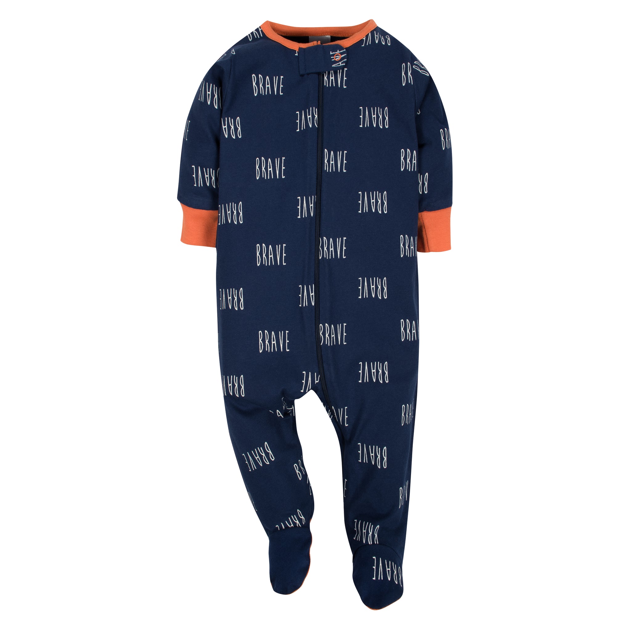 2-Pack Baby Boys Tiger Zip Front Sleep 'n Plays-Gerber Childrenswear Wholesale