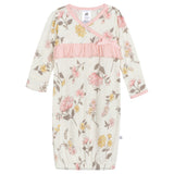 Baby Girls Vintage Floral Gown-Gerber Childrenswear Wholesale