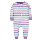 3-Pack Baby & Toddler Girls Rainbow Floral Snug Fit Footless Pajamas-Gerber Childrenswear Wholesale