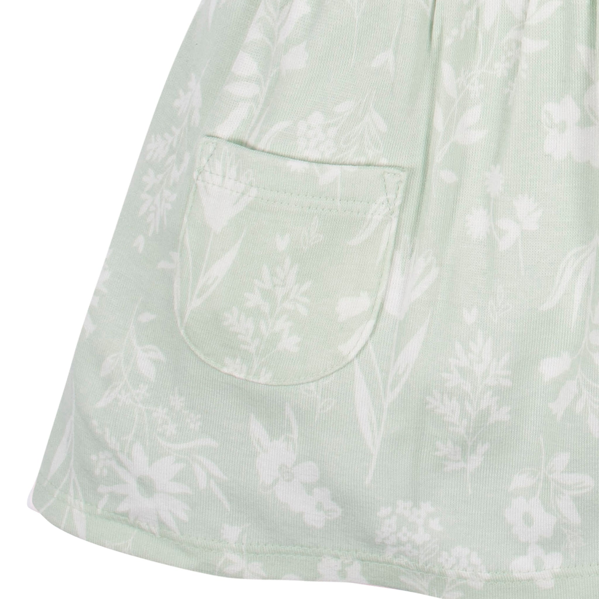 Baby Girls Wildflower Short Sleeve Pocket Dress-Gerber Childrenswear Wholesale
