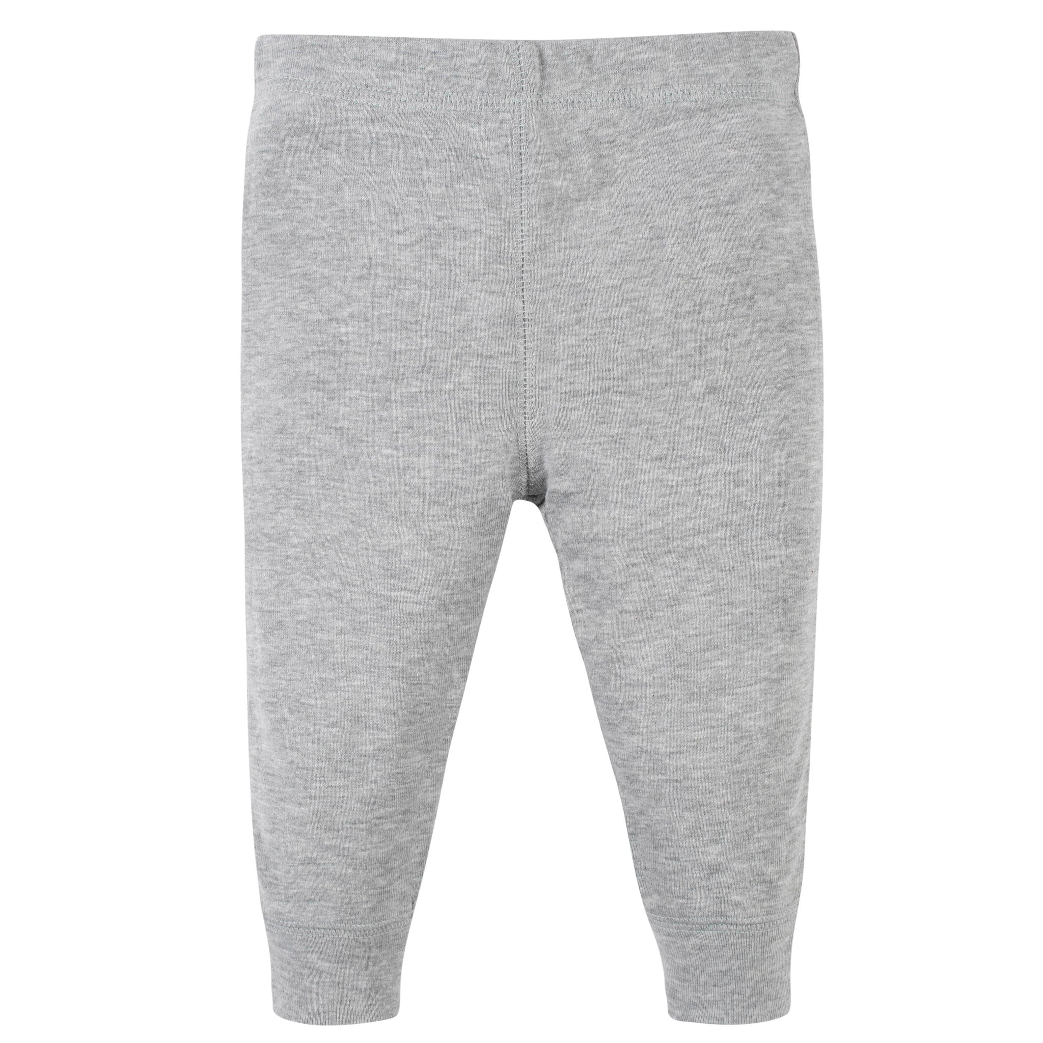 2-Pack Baby Boys Gray & Black Active Pants-Gerber Childrenswear Wholesale