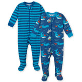 2-Pack Boys Sea Snug Fit Unionsuit Pajamas-Gerber Childrenswear Wholesale