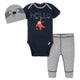 3-Piece Baby Boys Sloth Bodysuit, Pant, and Cap Set-Gerber Childrenswear Wholesale
