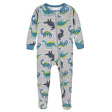 2-Pack Baby & Toddler Boys Big Dino Snug Fit Footed Cotton Pajamas-Gerber Childrenswear Wholesale