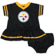 2-Piece Pittsburgh Steelers Dress and Diaper Cover Set-Gerber Childrenswear Wholesale