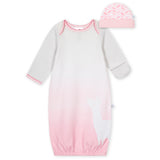 2-Piece Baby Girls Ombre Girl Gown and Cap Set-Gerber Childrenswear Wholesale
