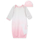 2-Piece Baby Girls Ombre Girl Gown and Cap Set-Gerber Childrenswear Wholesale