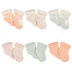 6-Pack Baby Girls Wildflower Bootie Socks-Gerber Childrenswear Wholesale