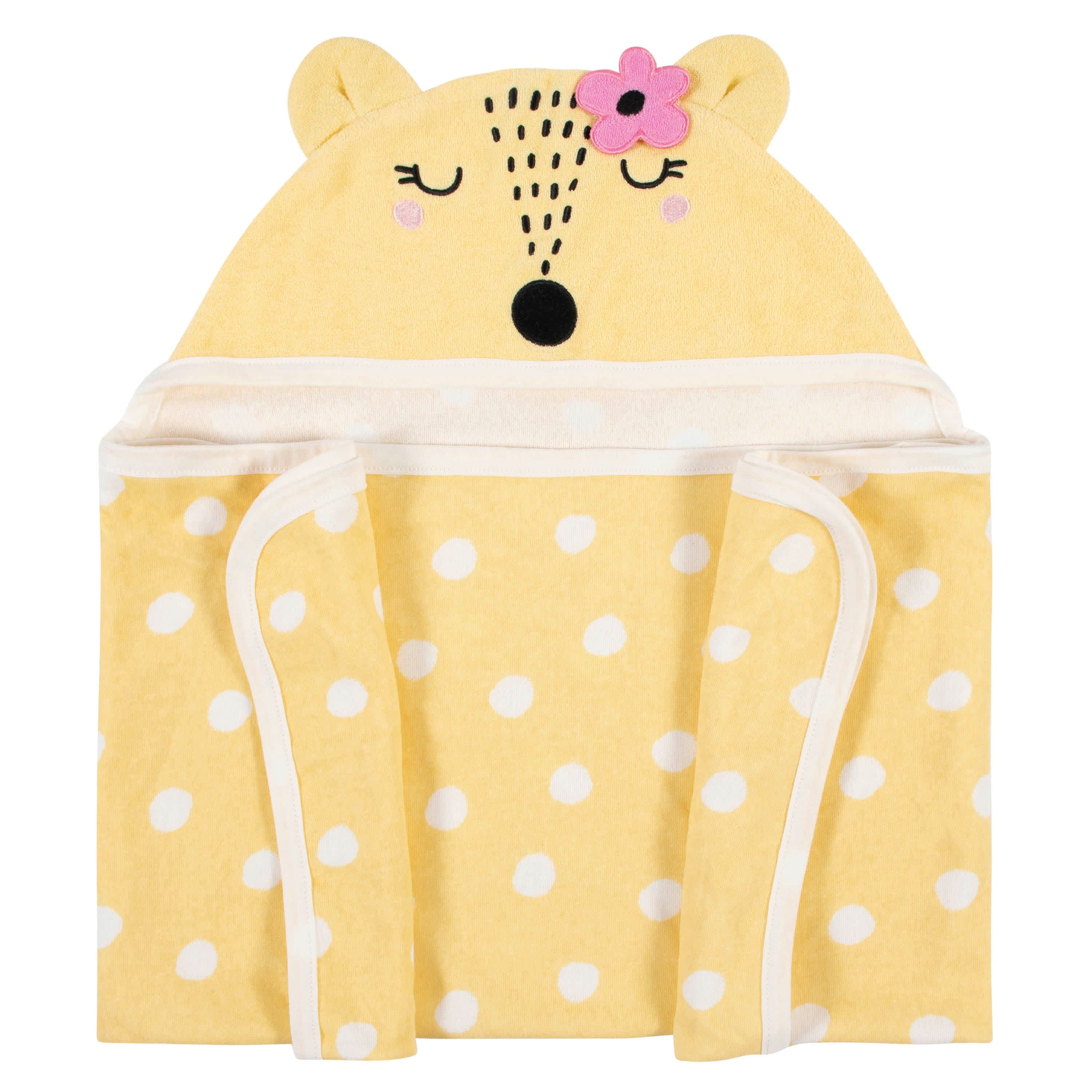 Baby Girls Fox Bath Wrap-Gerber Childrenswear Wholesale