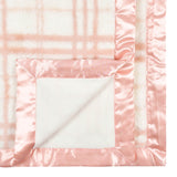 Baby Girls Pink Plaid Plush Blanket-Gerber Childrenswear Wholesale