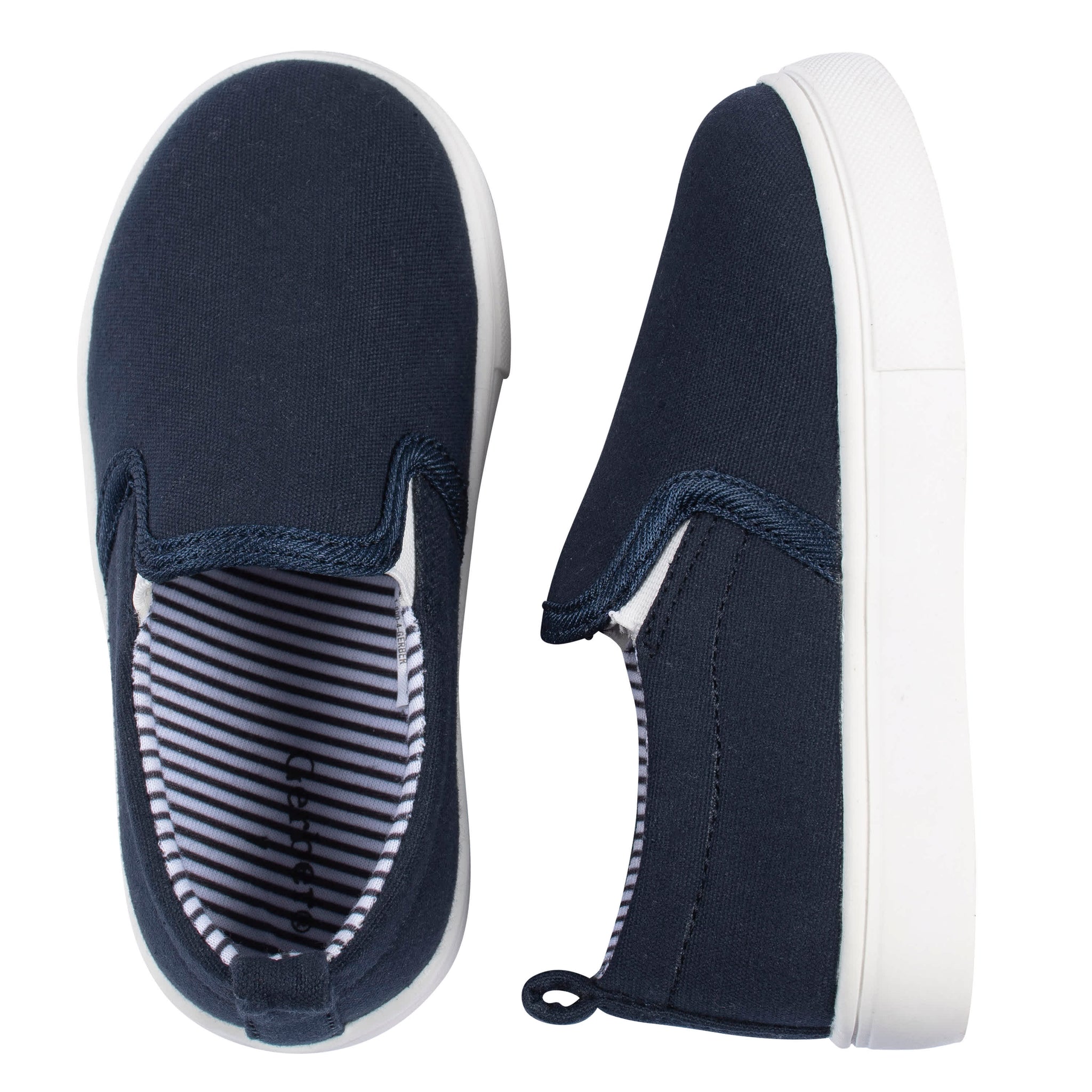 Infant & Toddler Boys Navy Slip-On Sneaker-Gerber Childrenswear Wholesale
