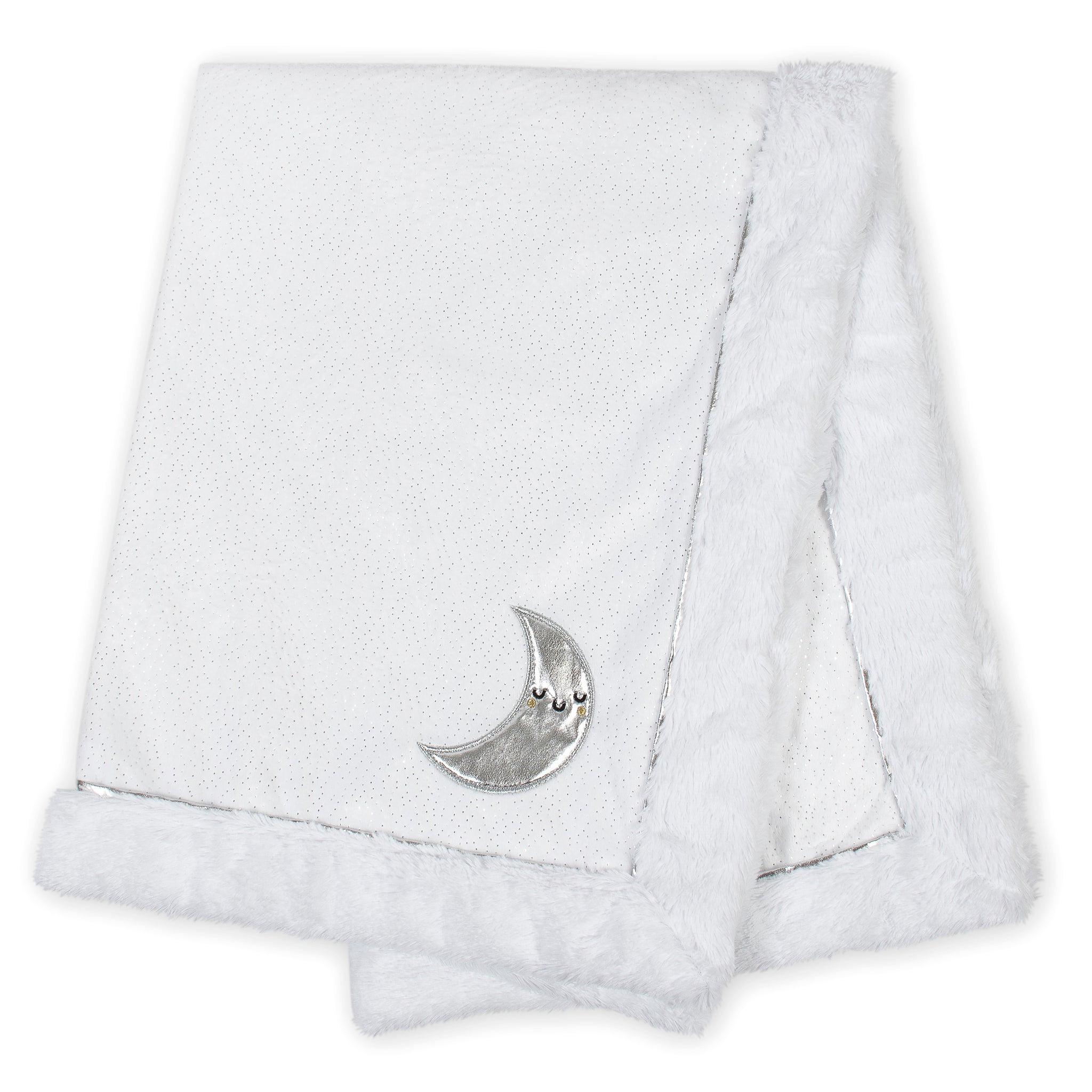 Baby Neutral Moon Plush Blanket-Gerber Childrenswear Wholesale