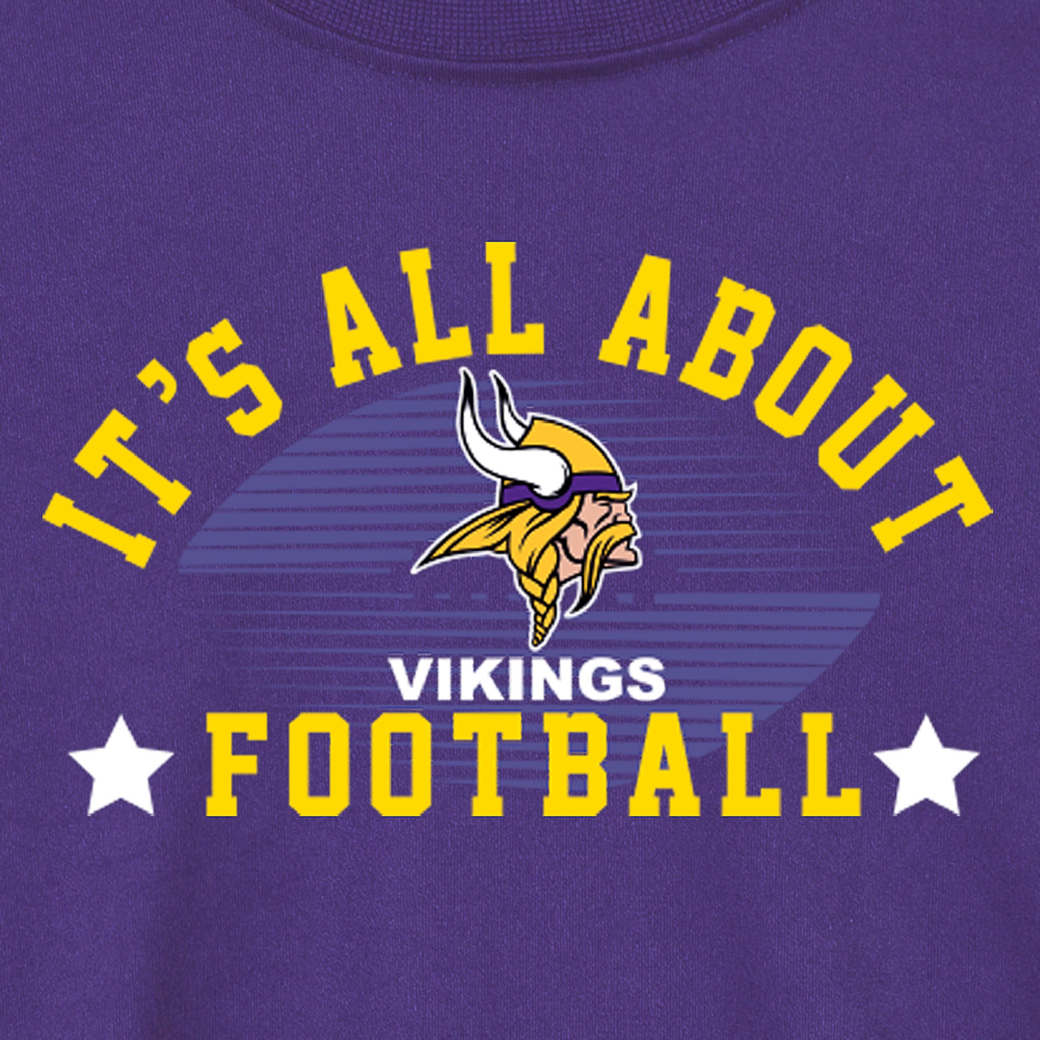 Minnesota Vikings Long Sleeve Tee-Gerber Childrenswear Wholesale