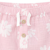 Infant & Toddler Pink Floral Gauze Shorts-Gerber Childrenswear Wholesale