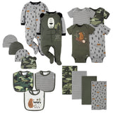 17-Piece Baby Neutral Bear Apparel & Blankets Bundle-Gerber Childrenswear Wholesale