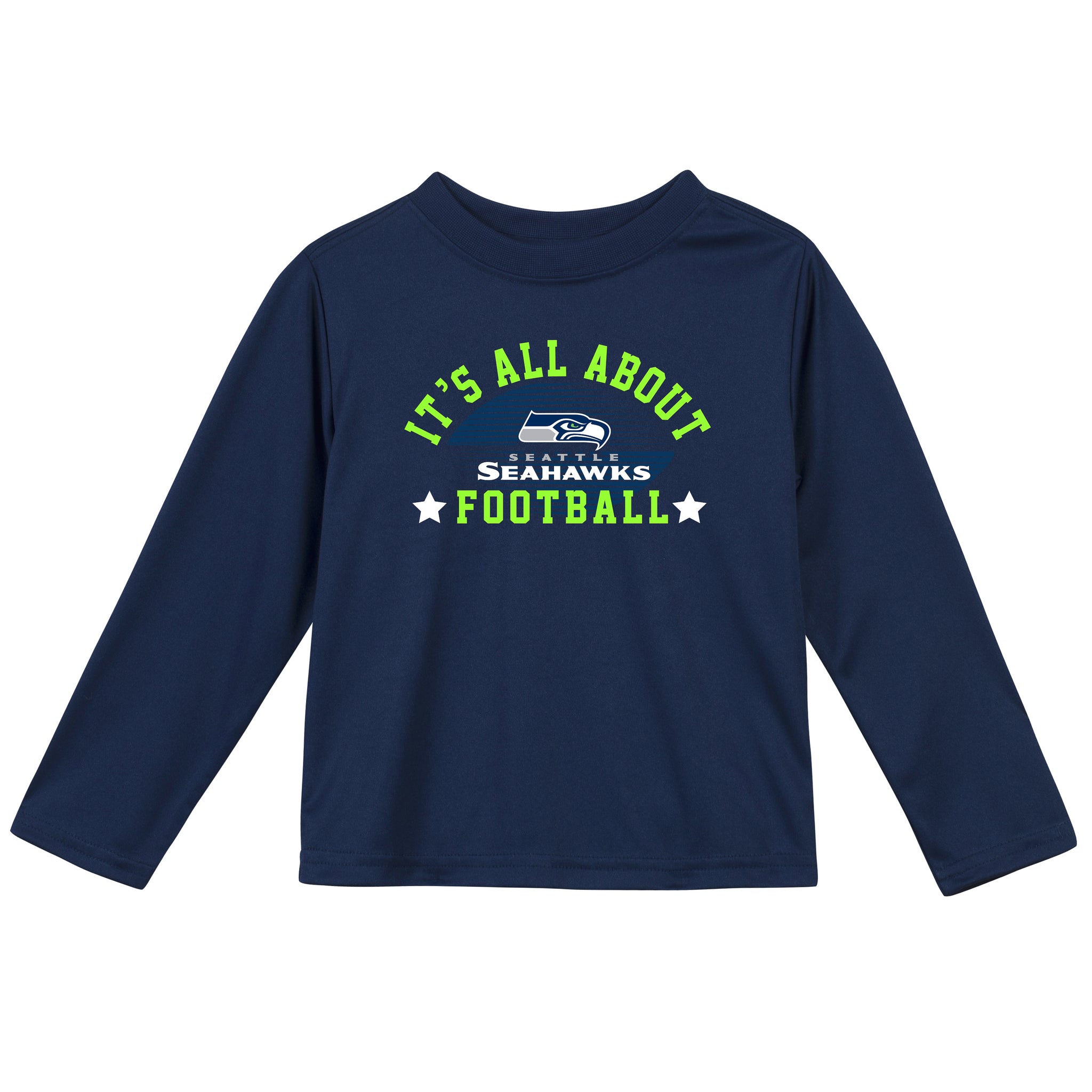 Seattle Seahawks Long Sleeve Tee-Gerber Childrenswear Wholesale