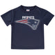 New England Patriots Toddler Boys Short Sleeve Logo Tee-Gerber Childrenswear Wholesale